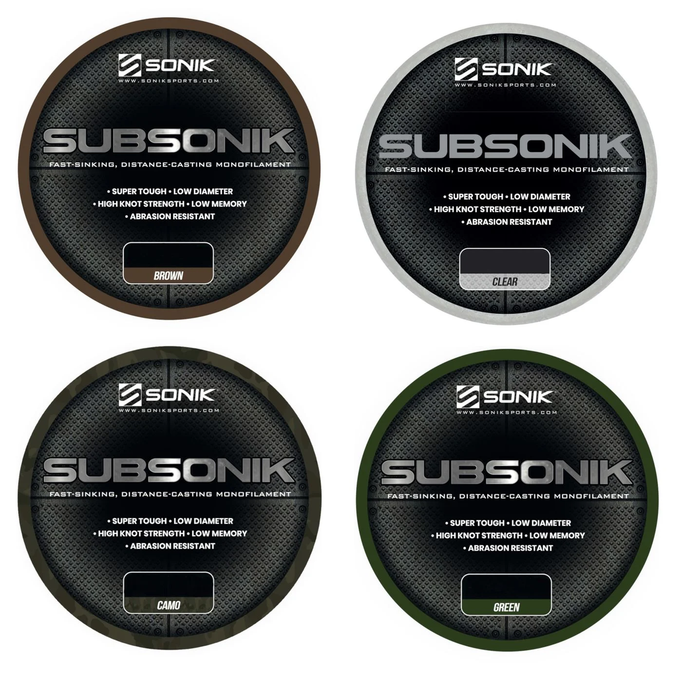 Sonik Subsonik - 1200m Angelschnur Green 0.28mm / 12lb