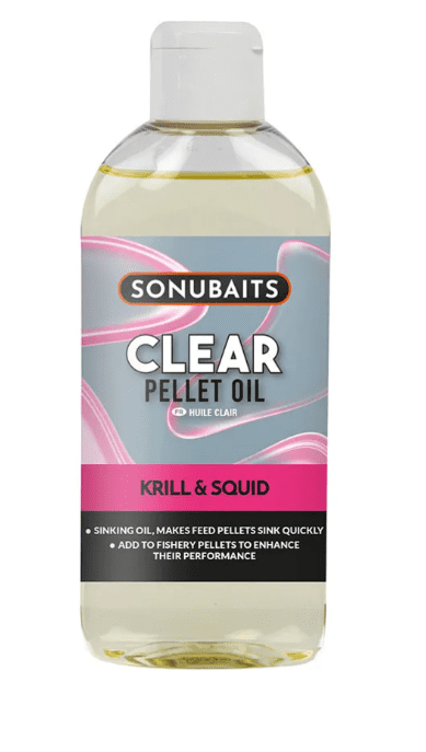 Sonubaits Clear Pellet Oil Krill&Squid 200ml