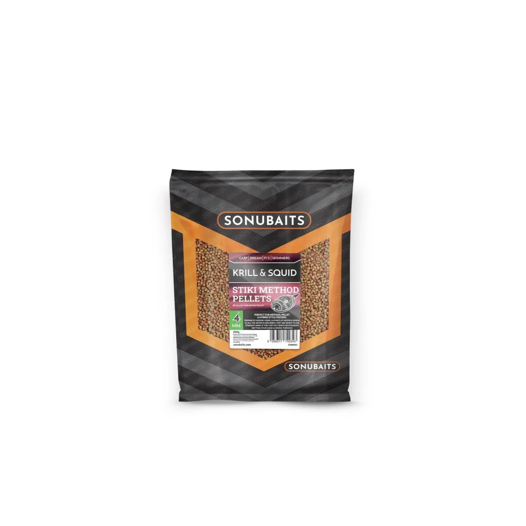 Sonubaits KRILL & SQUID STIKI Method Pellets 4MM