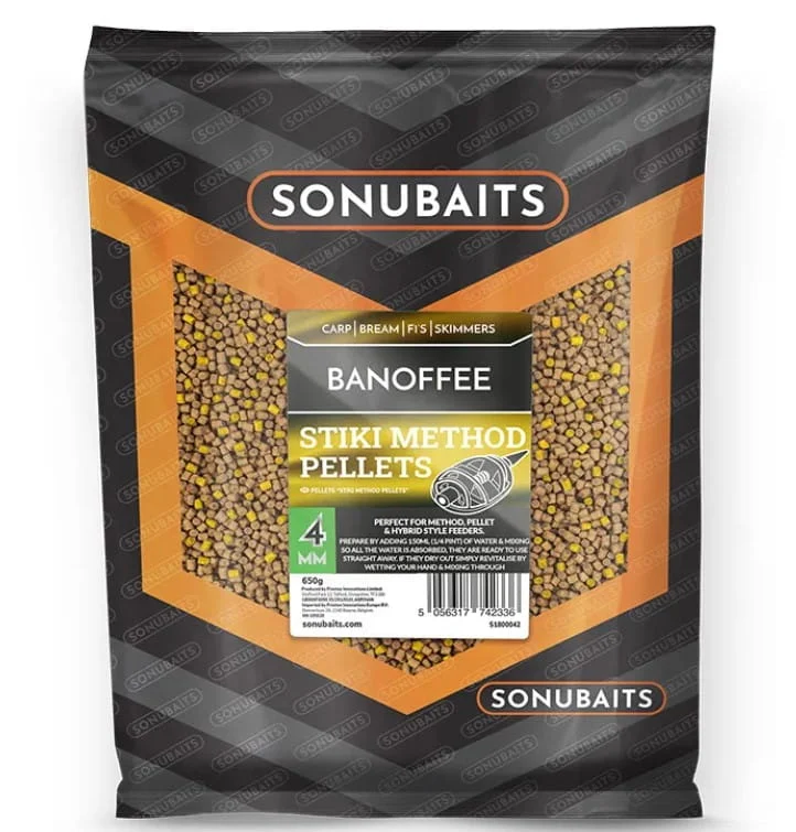 Sonubaits Stiki Method Pellets Banoffee 4mm 650g