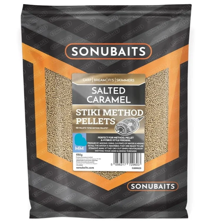 Sonubaits Stiki Method Pellets Salted Caramel 4mm 650g