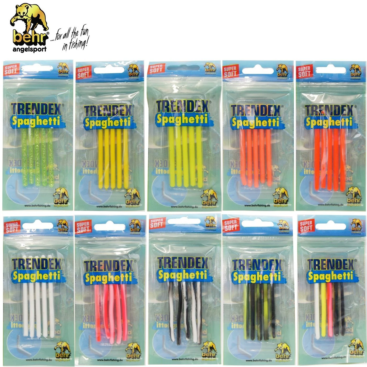 Spaghetti Forellenköder Forelle Bienenmaden Ersatz Kunstköder Orange