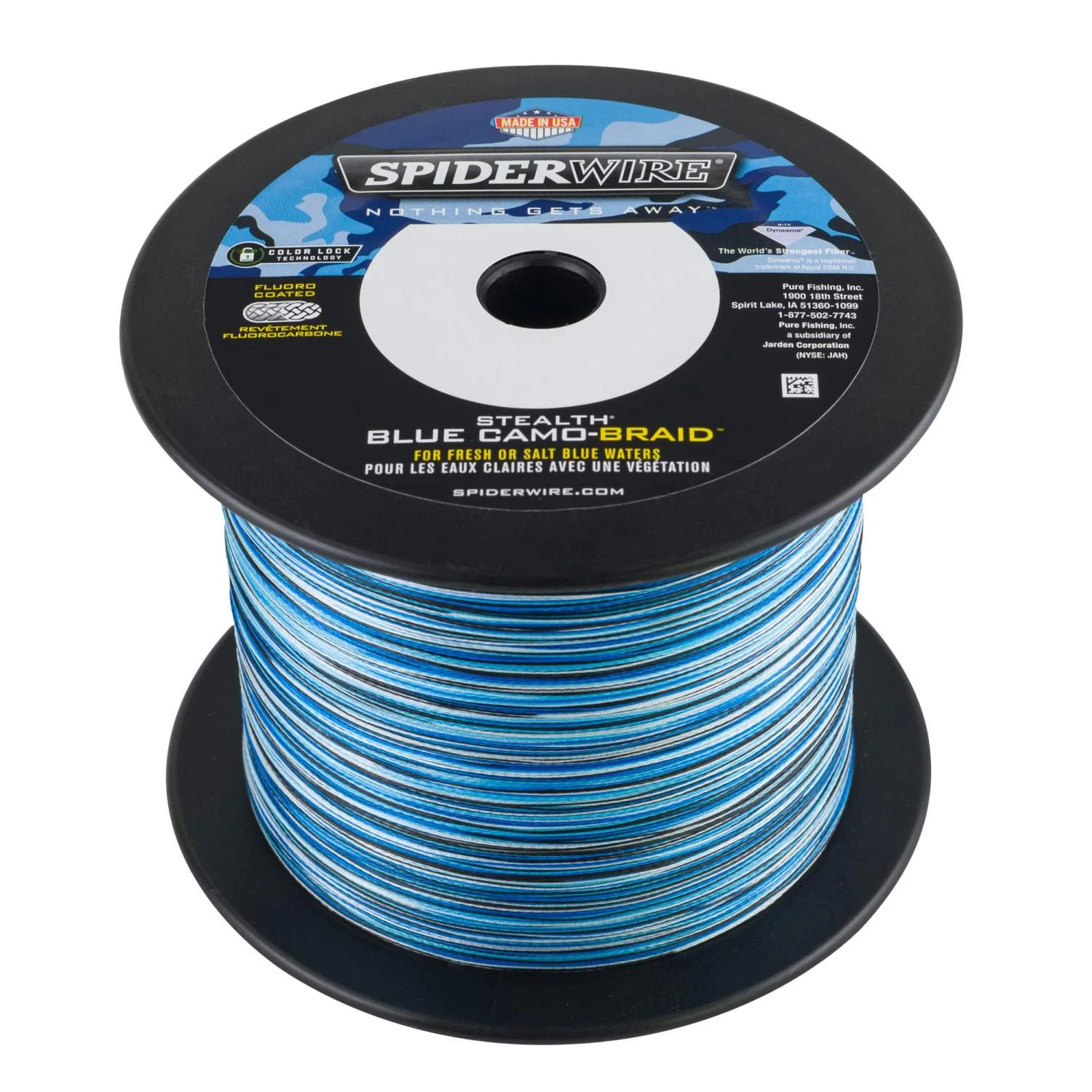 Spiderwire Stealth Smooth 8 Blue Camo 1800m - Angelschnur