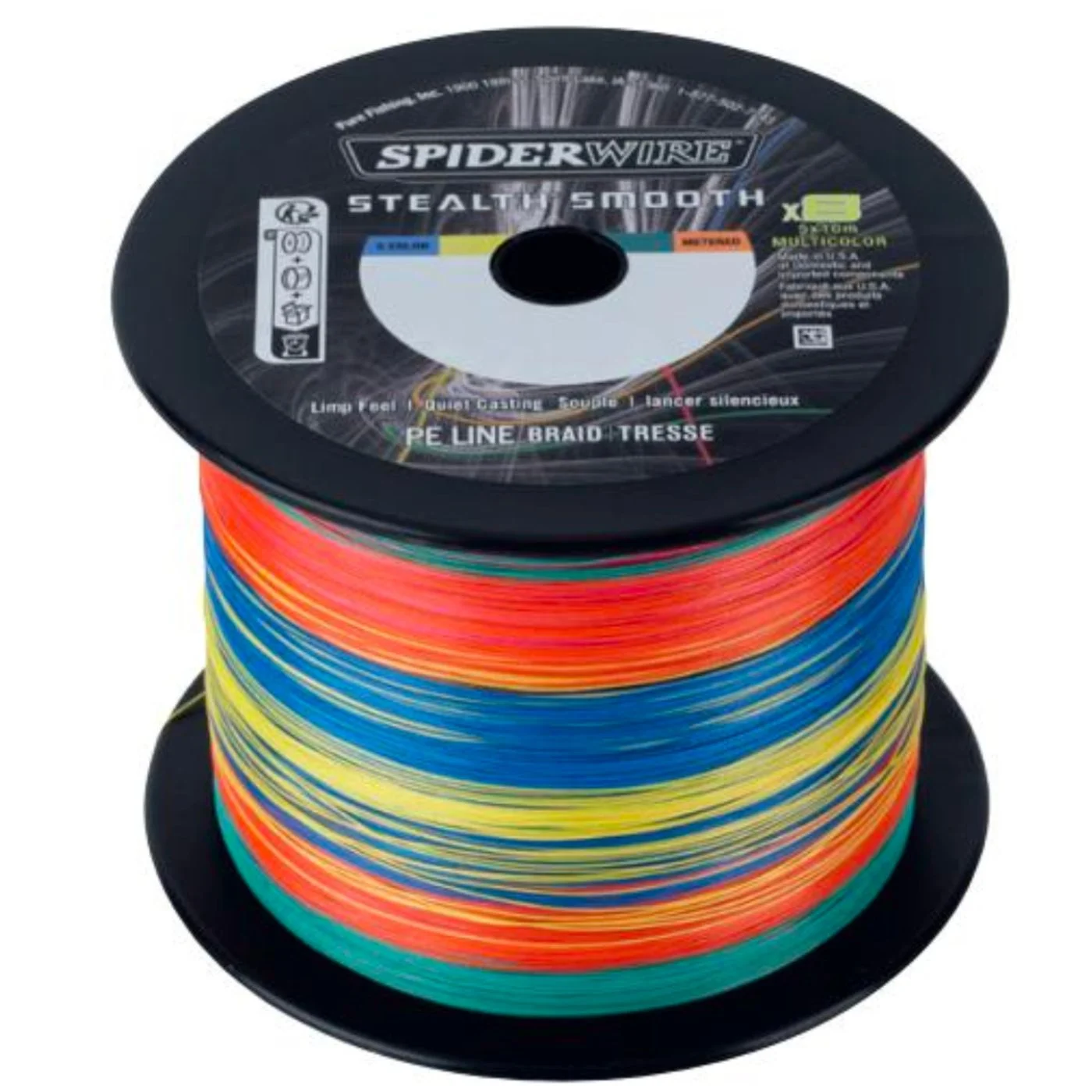 Spiderwire Stealth Smooth 8 Multi Color - 2000m Angelschnur 0.15mm / 16.5kg