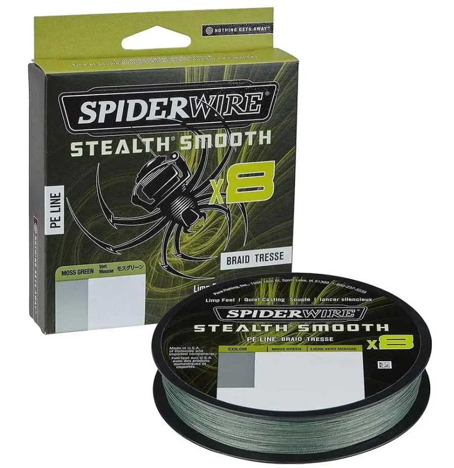 Spiderwire Stealth Smooth x8 PE-Braid 0,06 mm 5,4 kg 150 m Moss Green