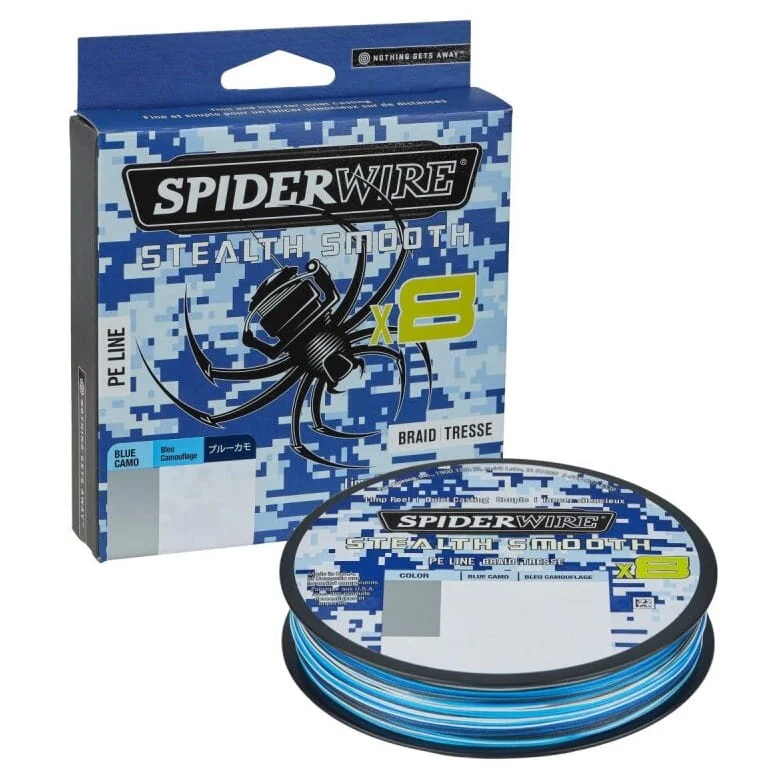 Spiderwire Stealth Smooth x8 PE-Braid 0,19 mm 18,0 kg 300 m Blue Camo