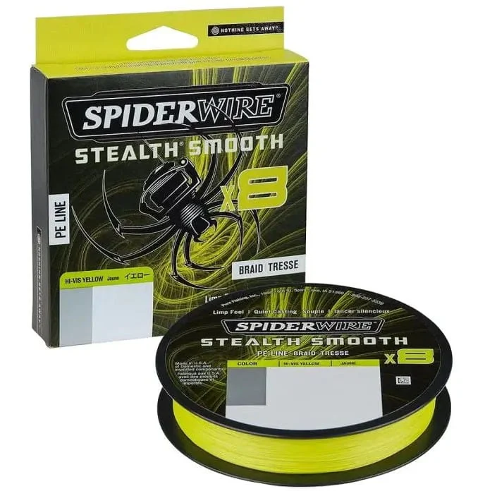 Spiderwire Stealth Smooth x8 PE-Braid 0,29 mm 26,4 kg 300 m Hi-Vis Yellow