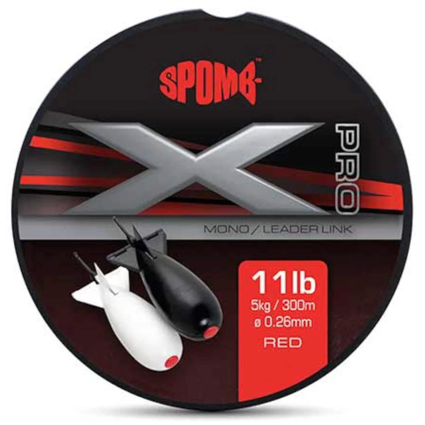 Spomb X Pro Mono 0.26mm 11lb Red - 300m Monofilschnur