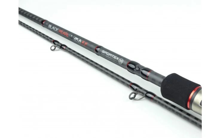 Sportex Black Pearl Maxx Baitcast 2,40 Meter 21 - 52 Gramm Wurfgewicht 11 Ringe 144 Gramm Raubfischrute