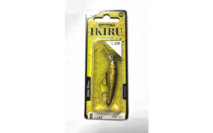 Spro IKIRU MICRO JERK Farbe CARP 5 cm schwimmend Tauchtiefe 1,5 Meter 2,8 Gramm