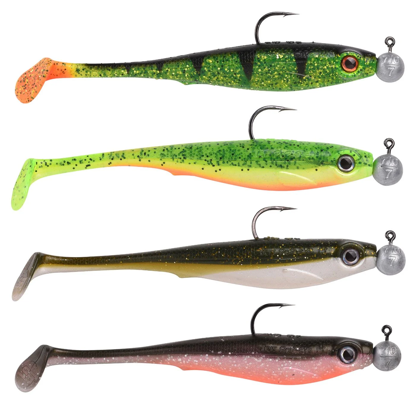 Spro Iris Popeye To-Go 14cm 7g - montierter Gummifisch