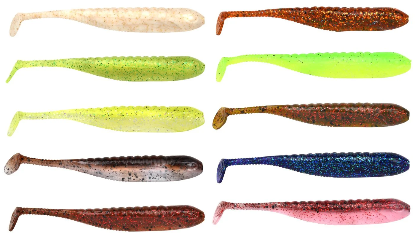 Spro Scent Series Insta Shad 9cm 4,2g - 5 Gummifische Hot Chili