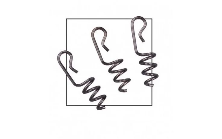 Spro Spring Lock Hitching Post 10 Stück für Kunstköder wie Softwürmer und Gummifische 10 Stück