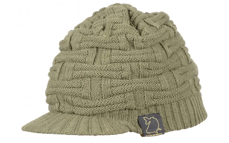 Spro Strategy Beanie Anglermütze Angler Strickmütze mit Schild