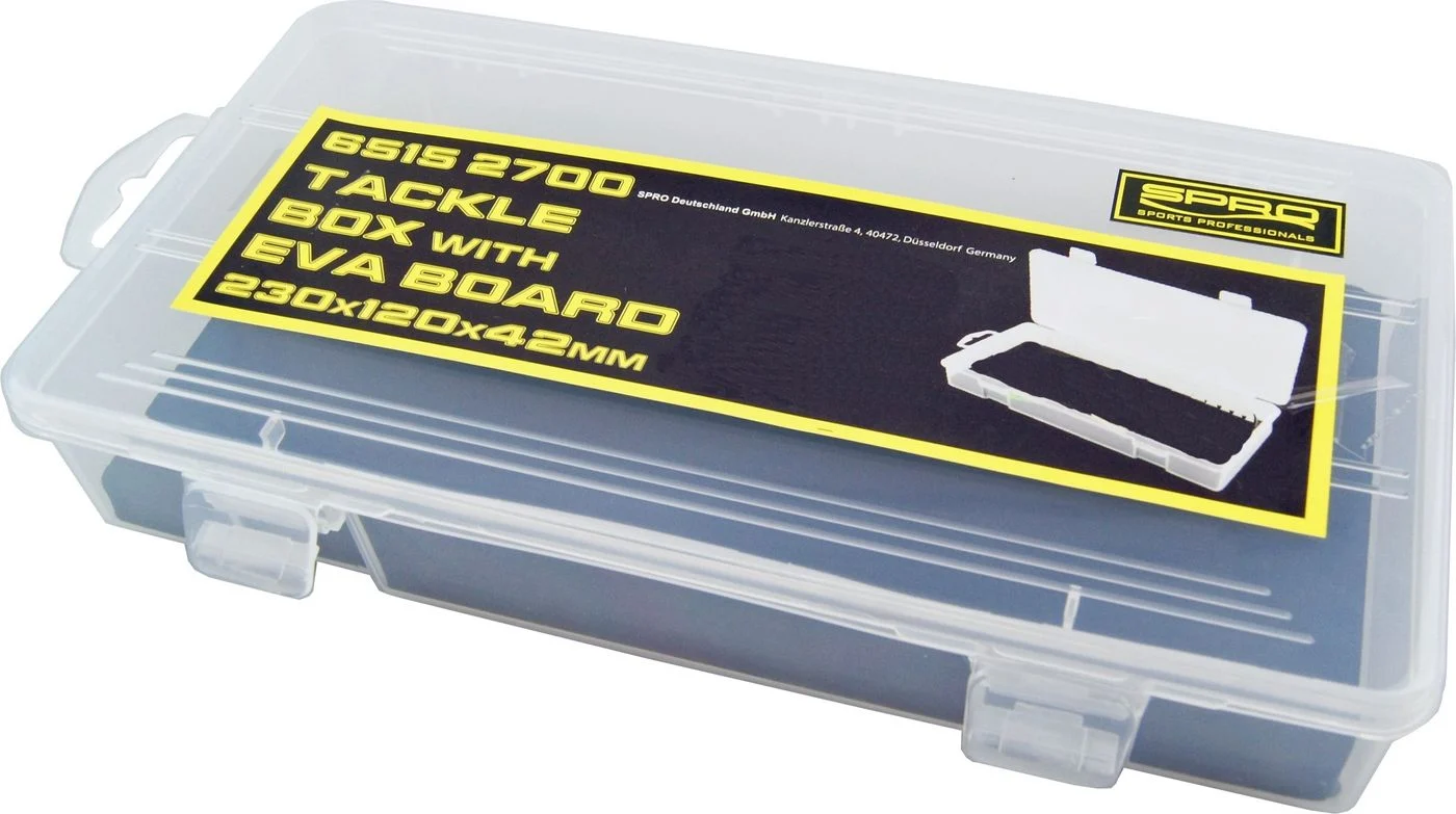 Spro Tackle Box with EVA 23x12x4,2cm - Köderbox