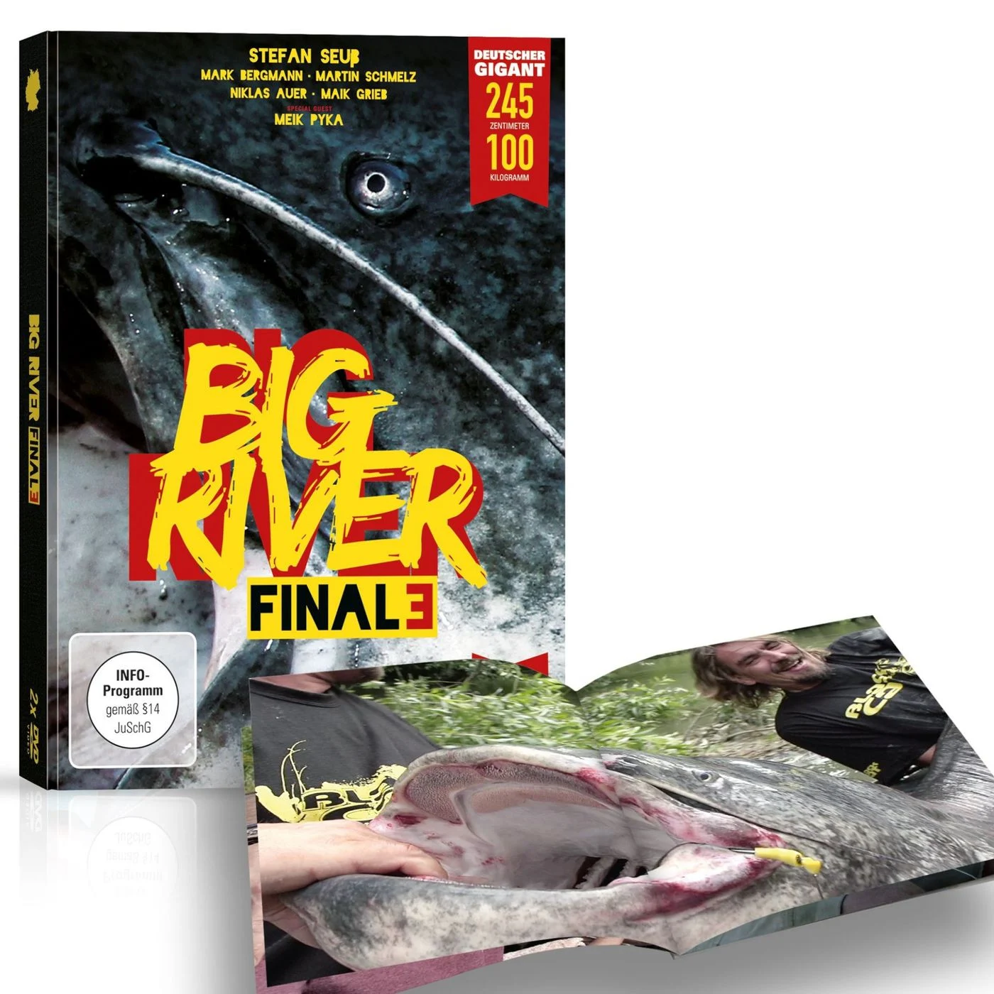 Stefan Seuß Big River Teil 3 - FINALE DVD - Welsangeln in Deutschland