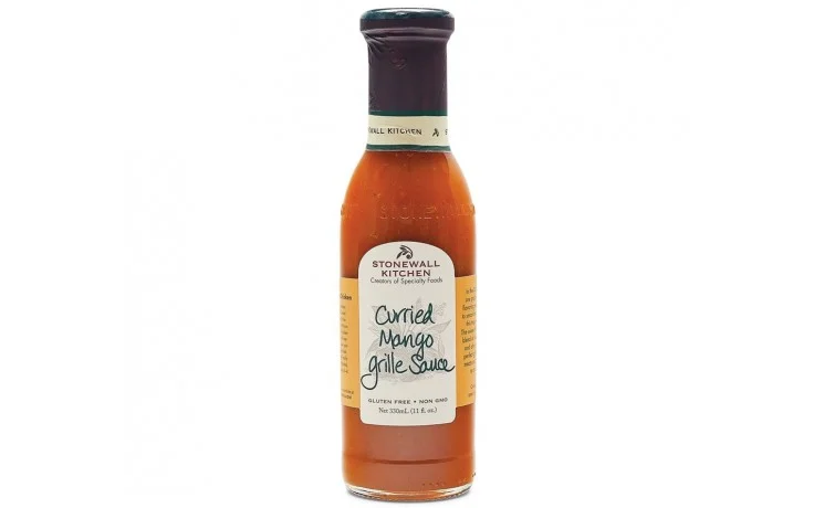 Stonewall Kitchen Curried Mango Grille Sauce 330 ml perfekt für Hähnchen oder Grillgemüse