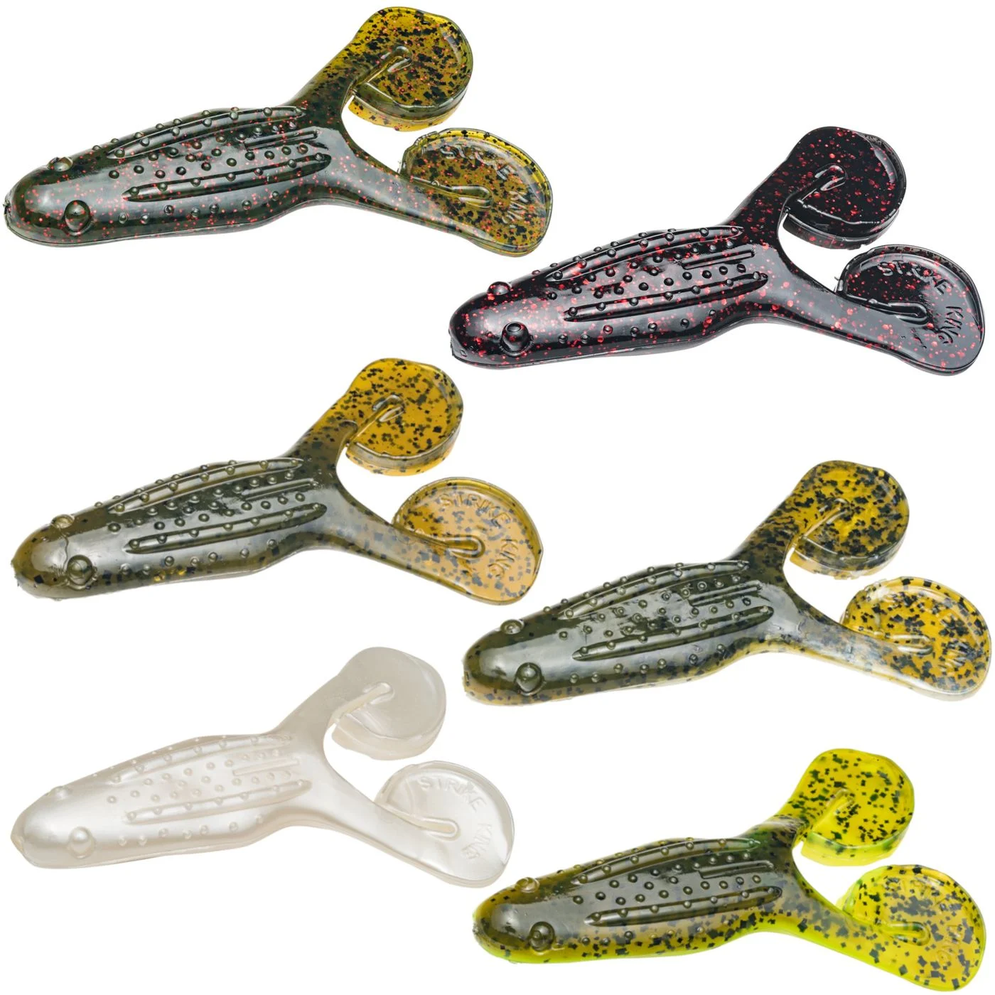 Strike King Rage Toad 10cm - 5 Gummifrösche Watermelon Red Flk