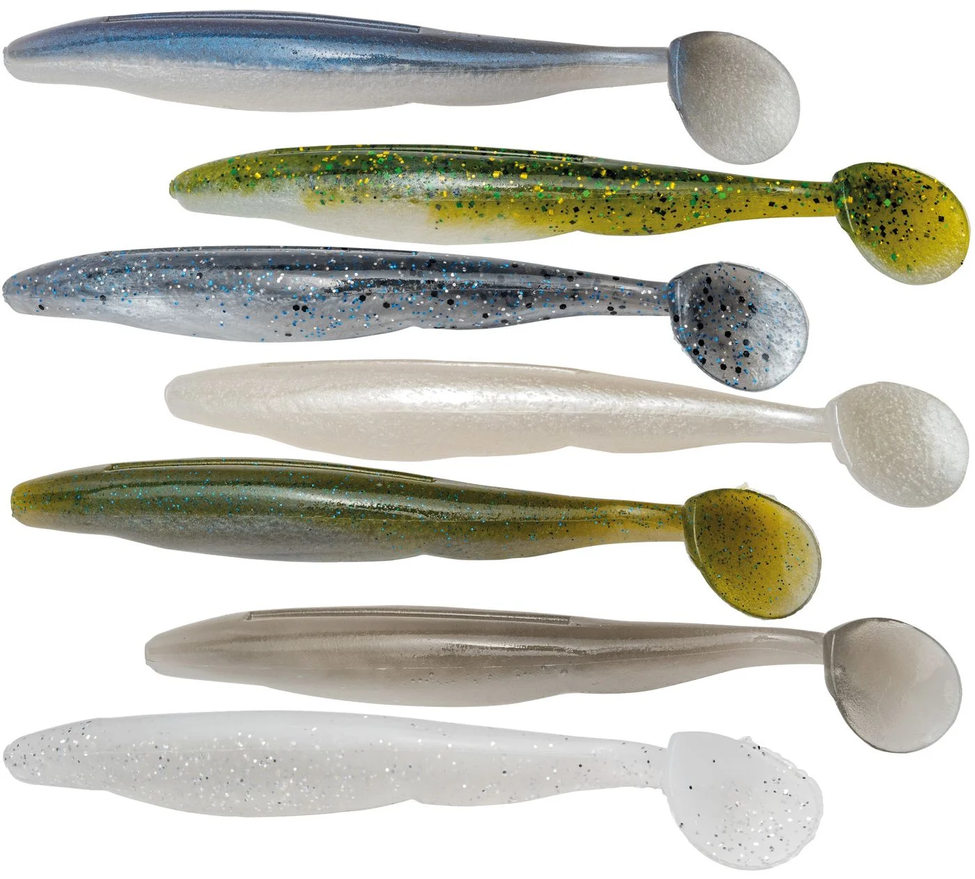 Strike King Swim'n Caffeine Shad 10cm - 7 Gummifische Smokey Shad