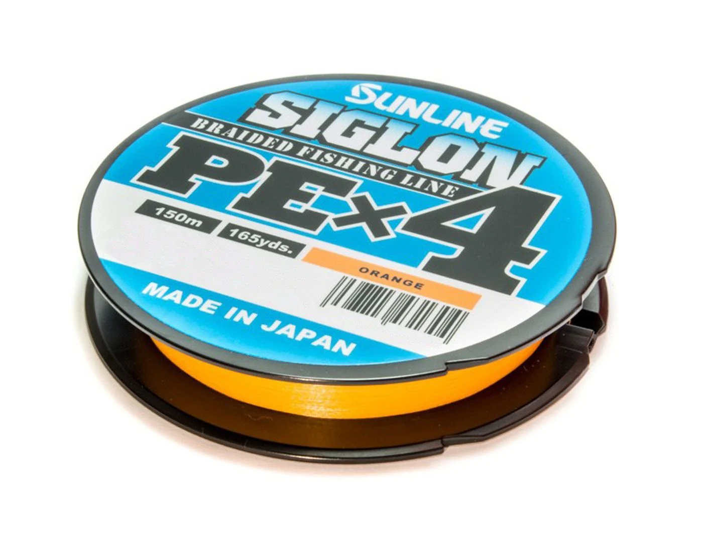 Sunline Siglon PE X4 Orange 150m geflochtene Schnur 0.171mm / 7.7kg