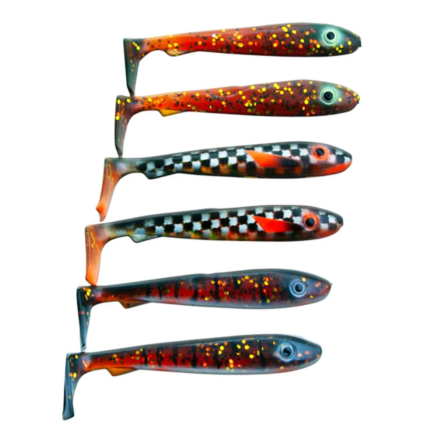 Svartzonker Sweden McRubber Bass - Gummifisch Farbe: Mix Motoroil