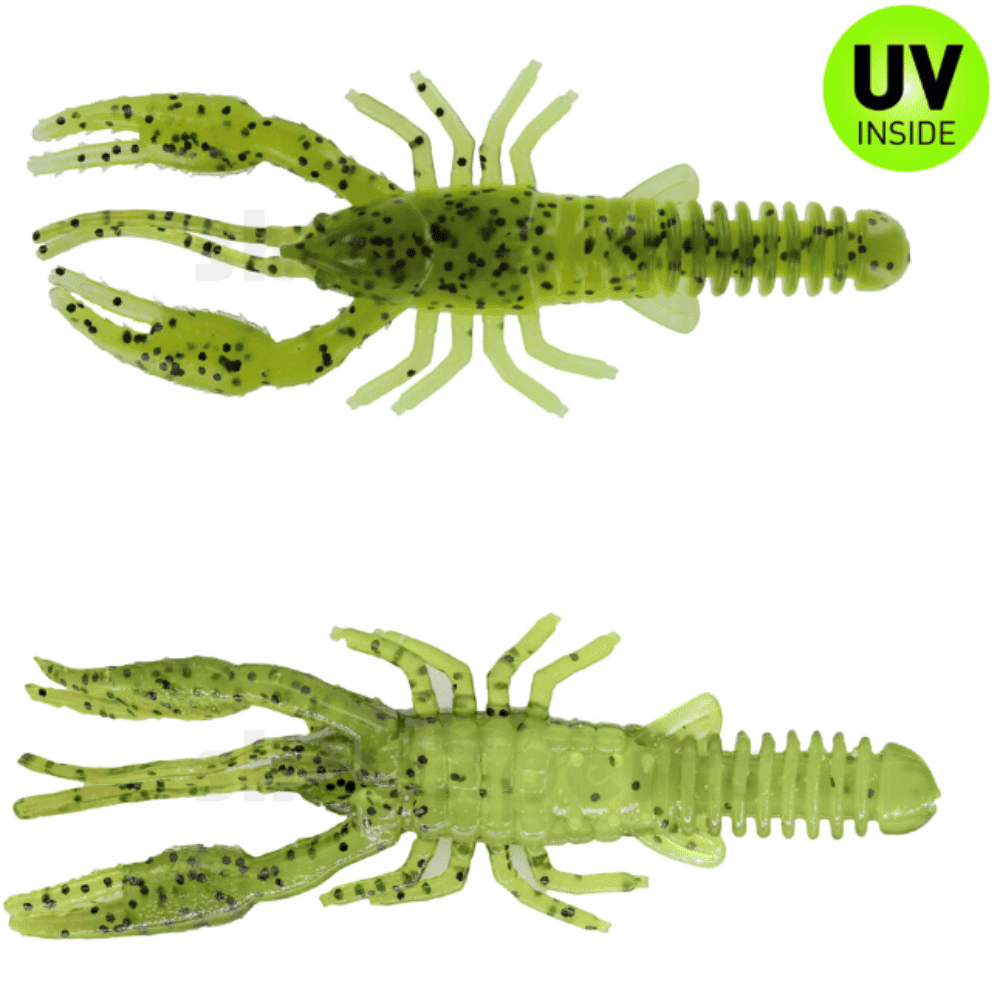 SX Baby Crawfish 7 cm (3") Watermelon Chartreuse 5 Stück