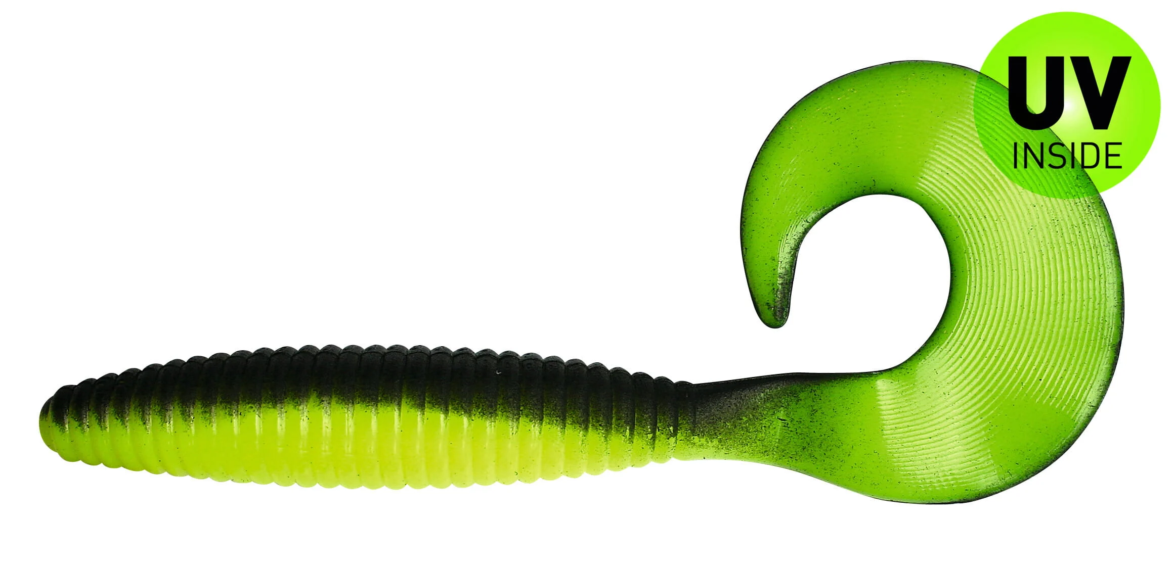 SX Magnum Twister 16 cm (6") Fluogelb Schwarz 2 Stück