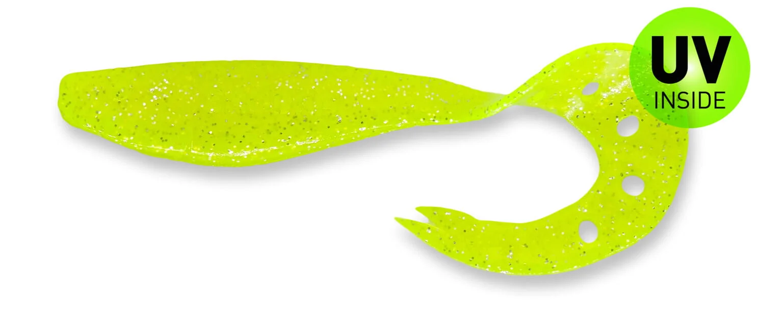 SX Sandra-Twister 7 cm (2,5") Grün 5 Stück