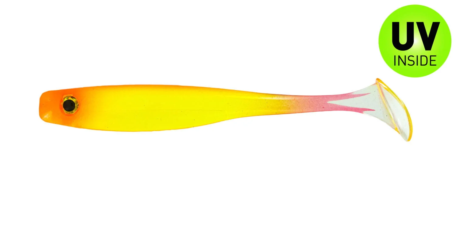 SX Suicide Shad 9 cm (3,5") Flaming Sun 5 Stück