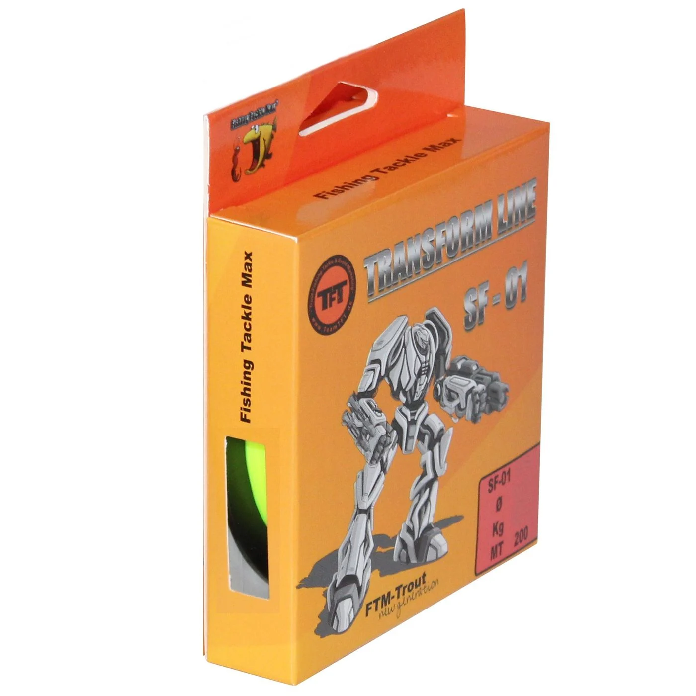 TFT Transform Line SF-01 200m Fluo gelb - Angelschnur 0.18mm / 4.27kg Tragkraft