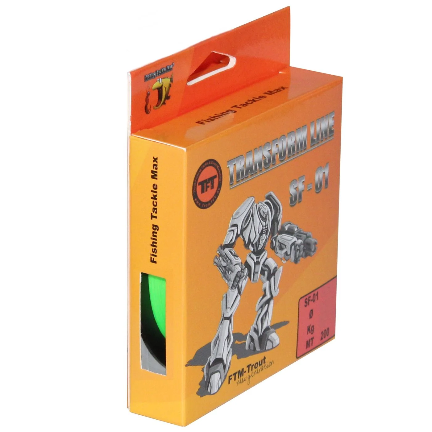 TFT Transform Line SF-01 200m Fluo grün - Angelschnur 0.18mm / 4.25kg Tragkraft