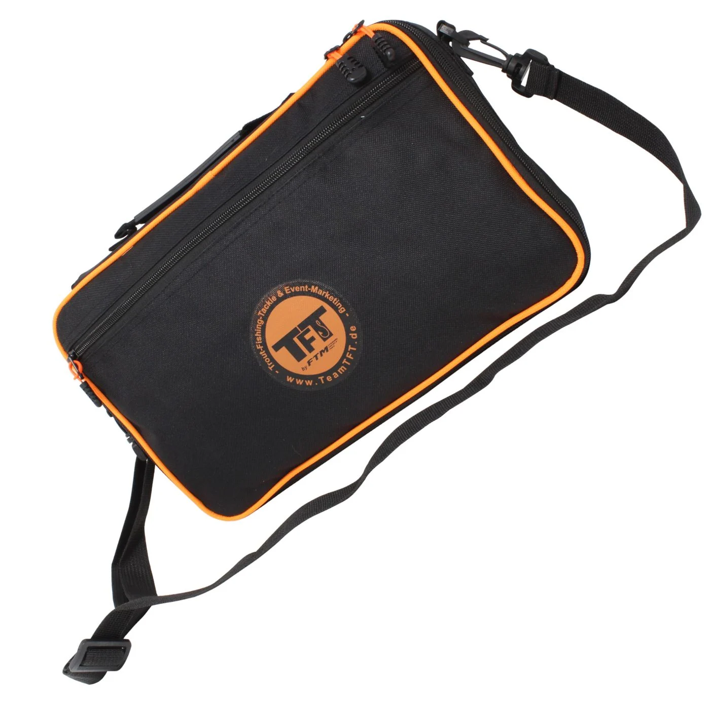 TFT Zubehörtasche Trout Finder Bait 35x5x23cm - Angeltasche