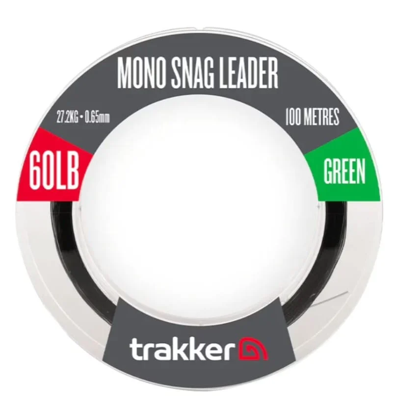Trakker Snag Leader 0,65 mm 60 lbs 27,2 kg 100 Meter Grün