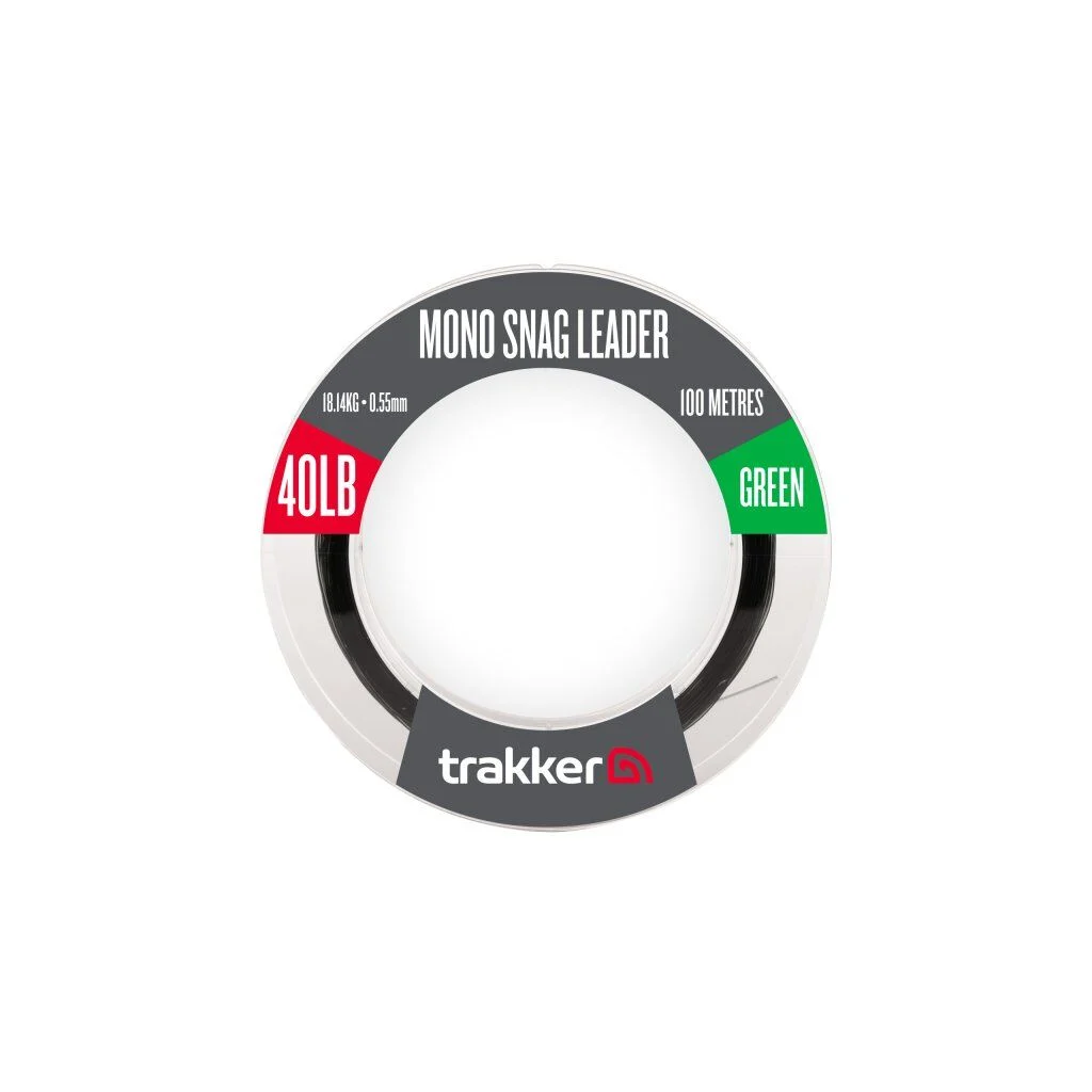 Trakker Snag Leader (60lb)(27.2kg)(0.65mm)(100m)(Green)