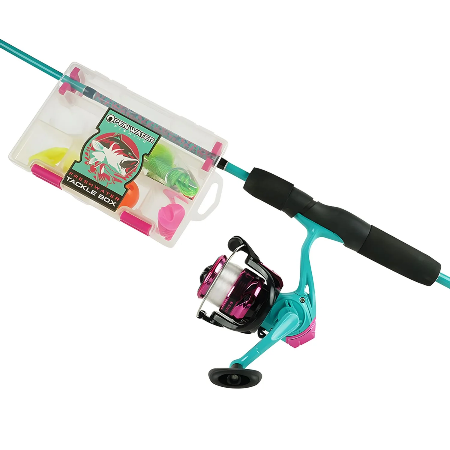 Traxis Open Water Spinning Combo - Spinnruten-Set Farbe: Mintgrün