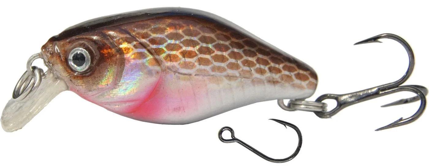 Trick-Fisch Mini Wobbler Weißfisch 3cm 2g schwimmend Forellenwobbler