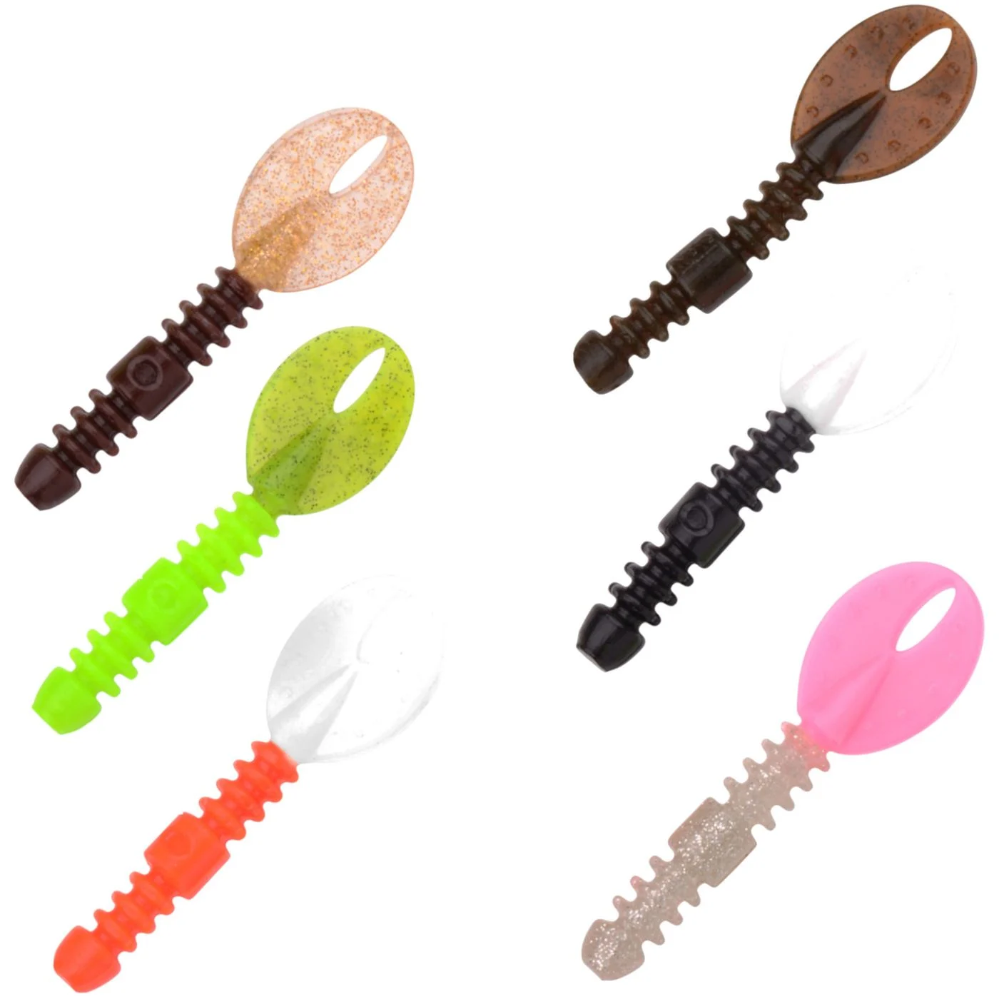 Trout Master Grubsta 6,2cm - 6 Creature Baits Motor Oil