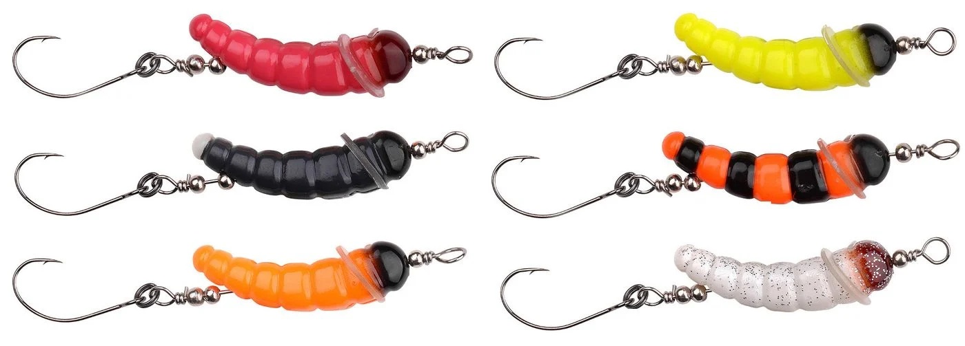 Trout Master Hard Camola 2g - künstliche Bienenmaden - Forellenköder Yellow