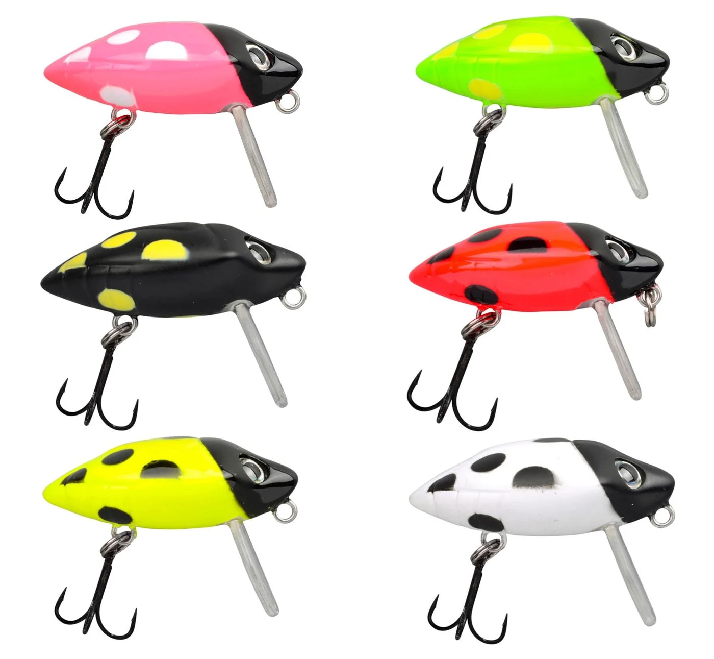 Trout Master Lady B Forellenwobbler 3cm 2,8g - Wobbler White