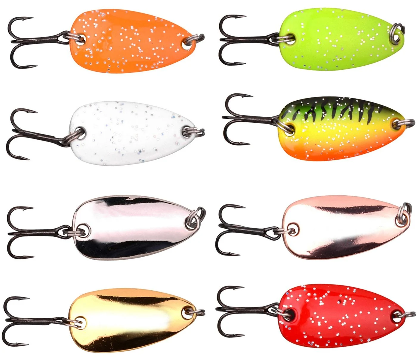 Trout Master Leaf 3cm 5g - Blinker Mirror goldfarben