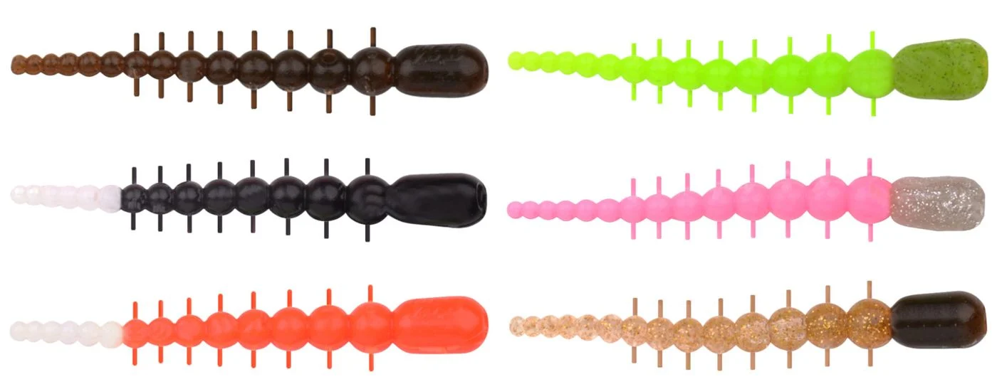 Trout Master Millika 7cm - 6 Creature Baits Motor Oil