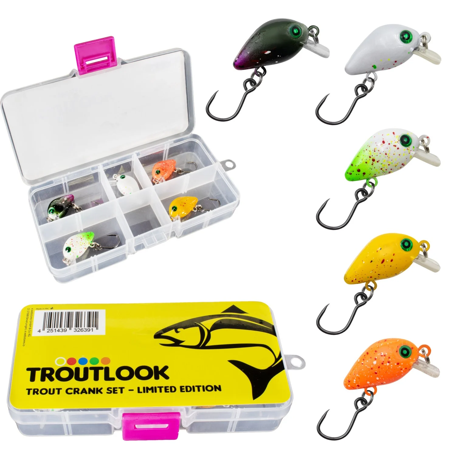 Troutlook 5 x Trout Crank Set Limitid Edition