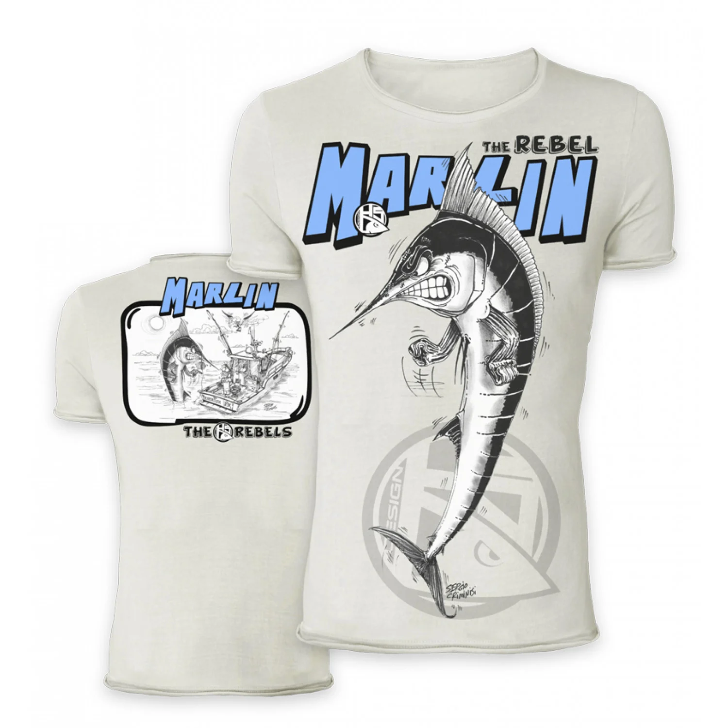 Hotspot Design Angler T-Shirt Marlin - Collection The Rebels