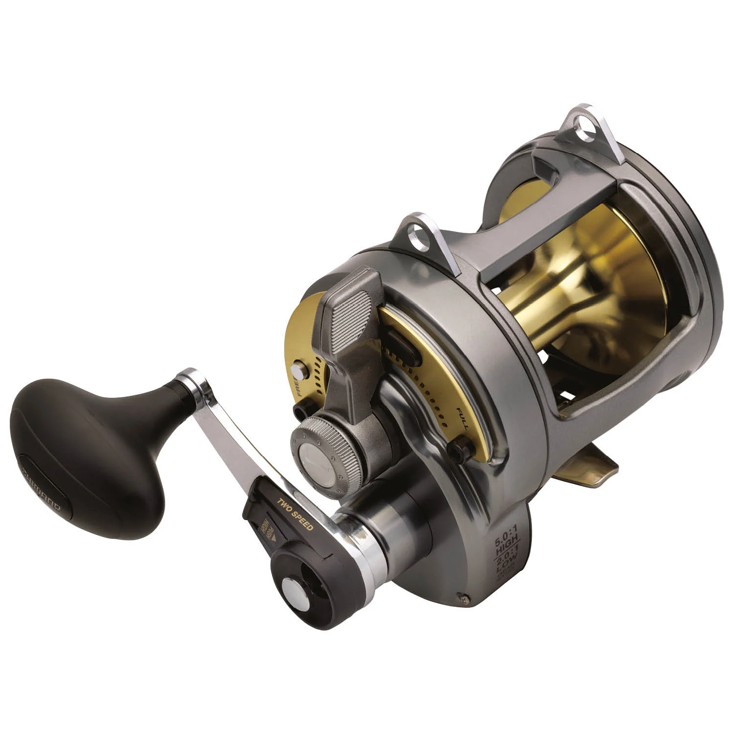 Shimano Tyrnos, 1 Speed, 2 Speed, Multiplier reel with lever drag