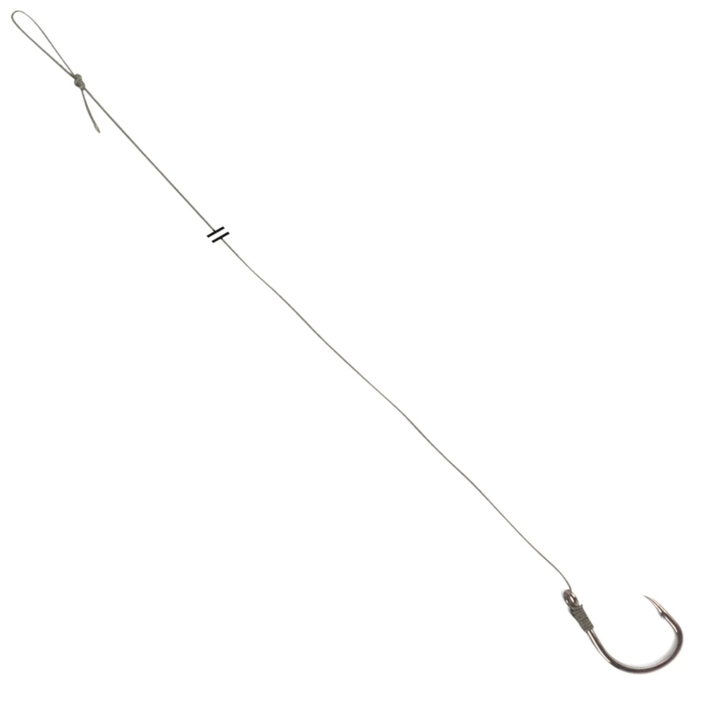 Uni Cat 100cm S-Hook Rig - Wallervorfach Gr. 2/0 / 67kg