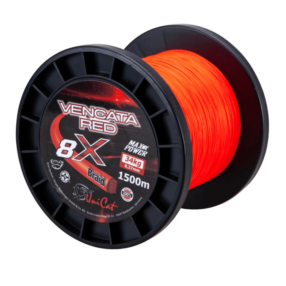 Uni Cat 8 X Vencata Red 0,50 mm 1500 m 48 kg