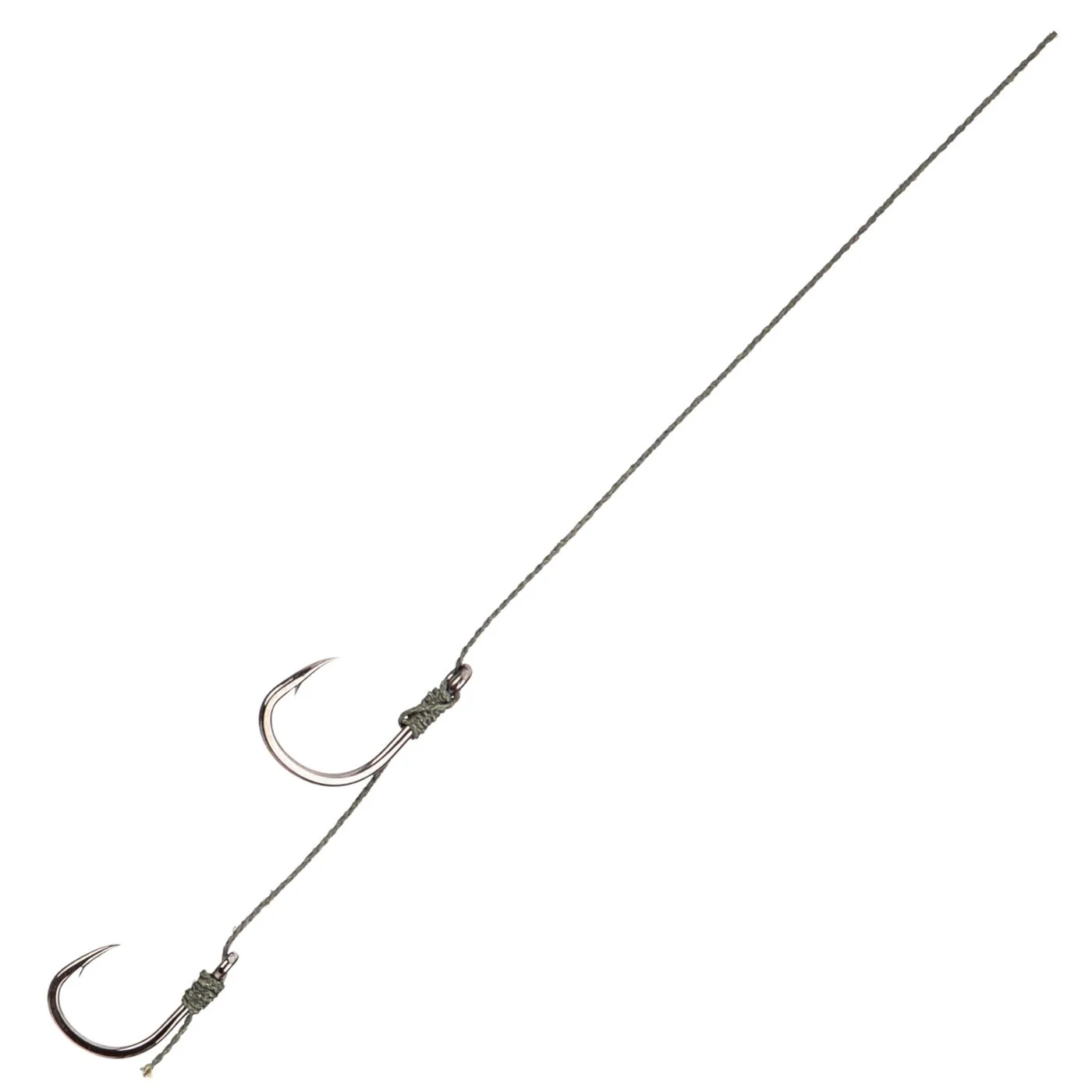 Uni Cat Hair Rig 120cm - Haarmontage Gr. 6/0 + 4/0 / 105kg