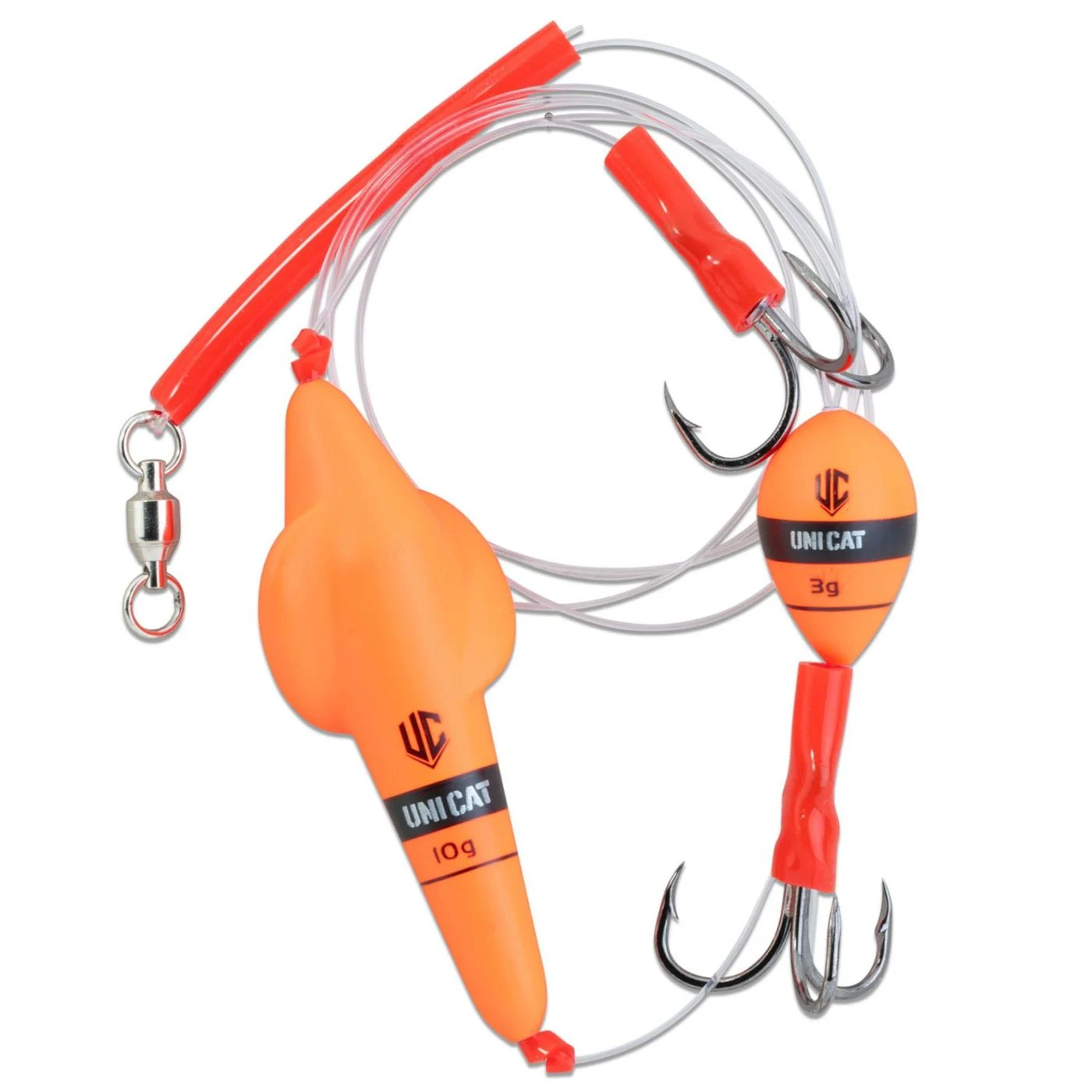 UNI CAT Rotating Worm Rig 20g - Vorfach zum Wallerangeln