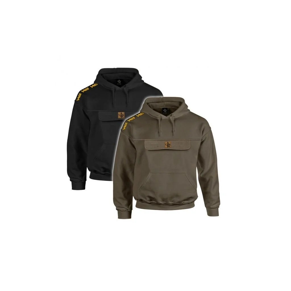 Vass Culture Hoody Khaki Black Small