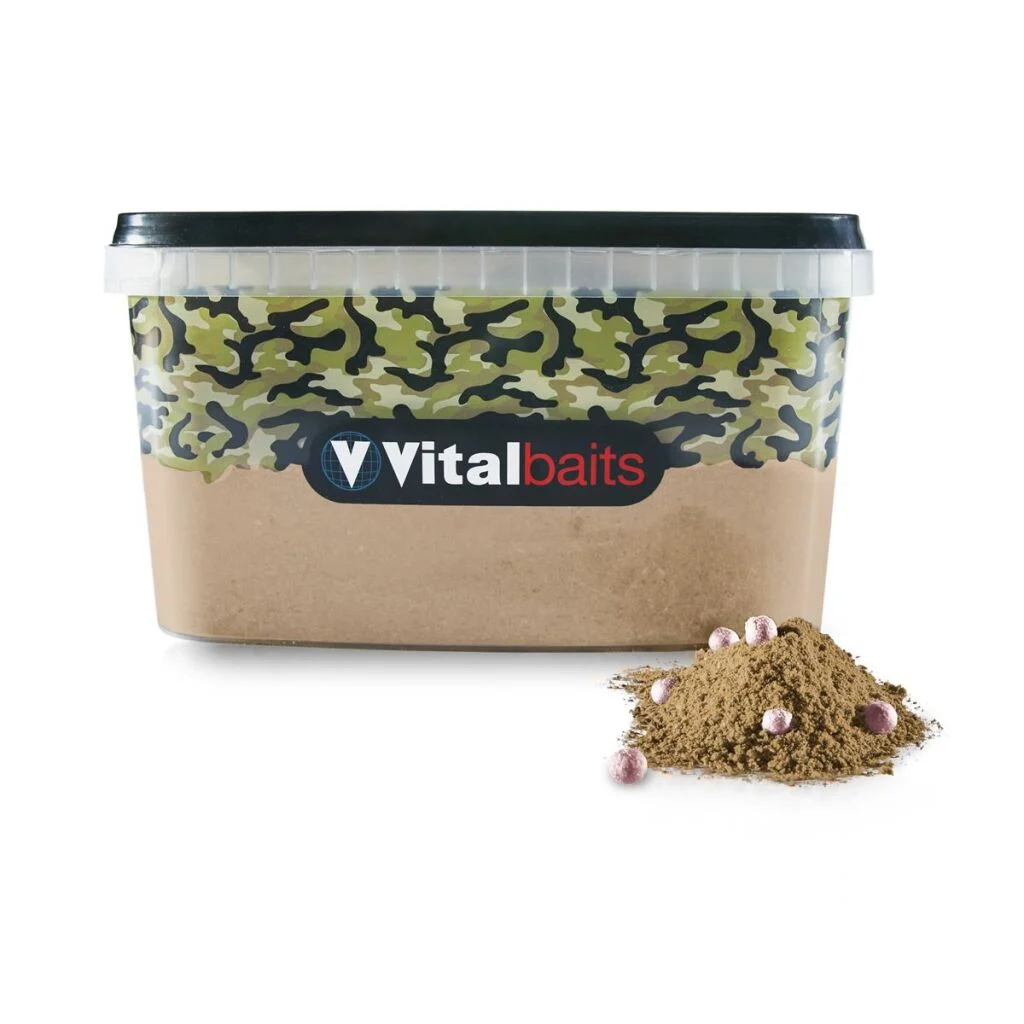 Vitalbaits Groundbait Strawberry Nutty BUCKET